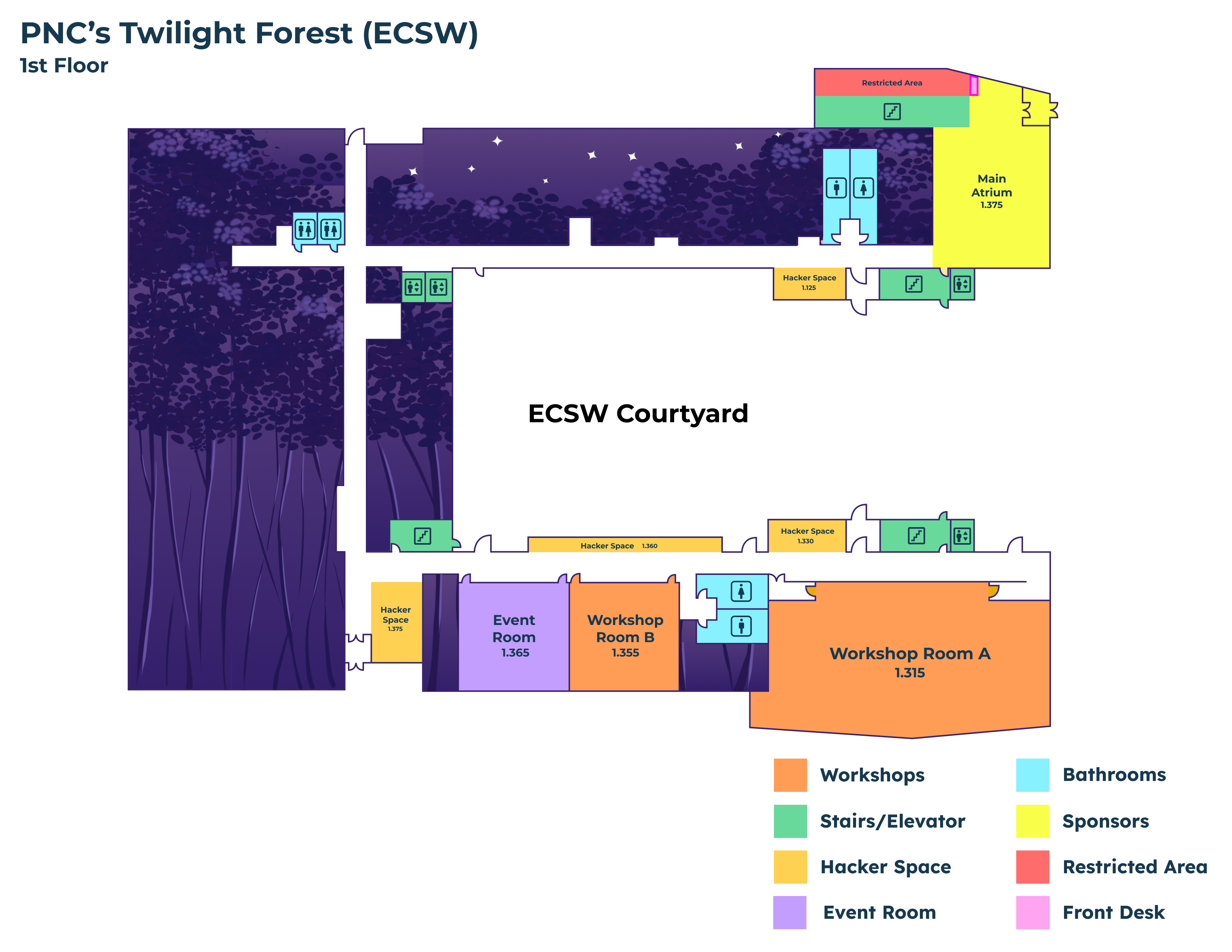 ECSW Interior Map